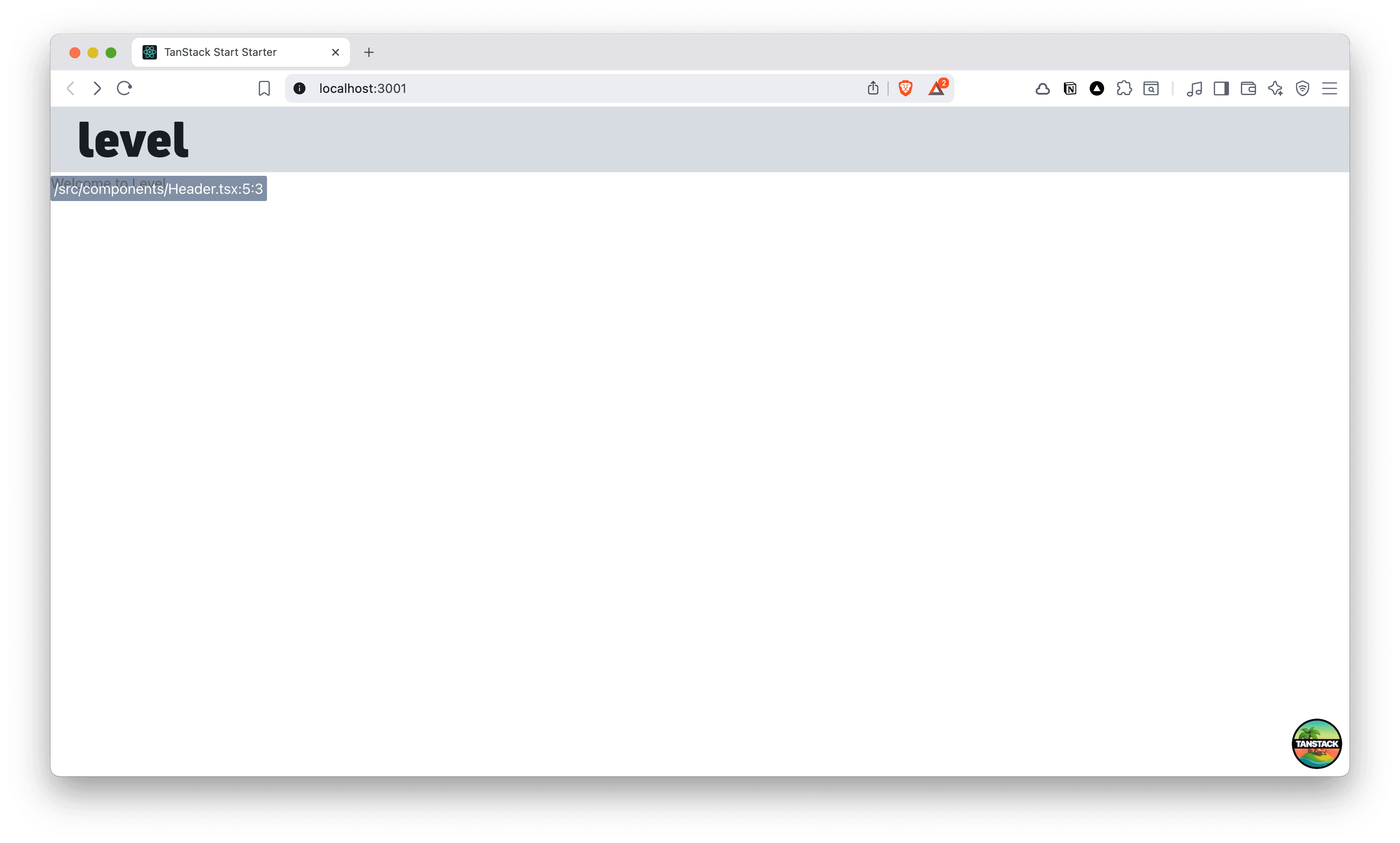 Index Page With Header Edit